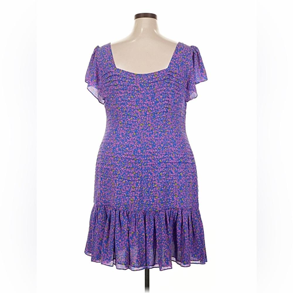 Tanya Taylor Floral Mini Dress